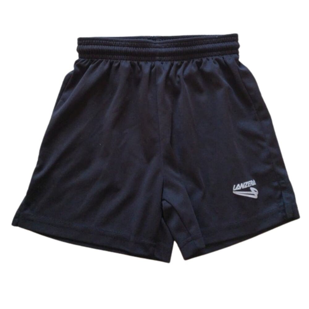 NWOT Lanzera Black Polyester Sports Shorts Size Youth X-Small